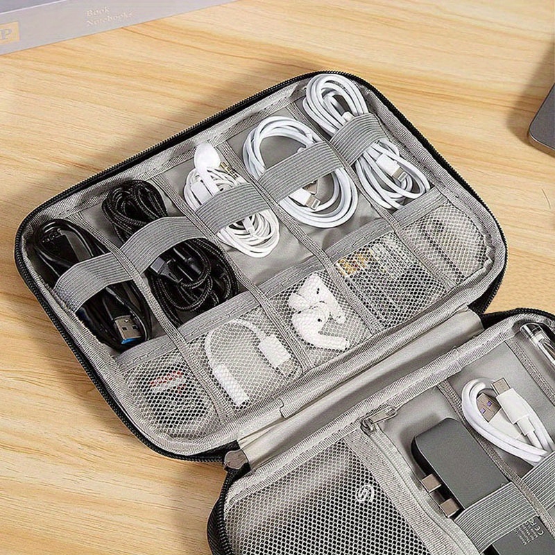 1PC Travel Cable Organizer Cas - Tech Accessories Travel Organizer Pouch ulasan dan harga