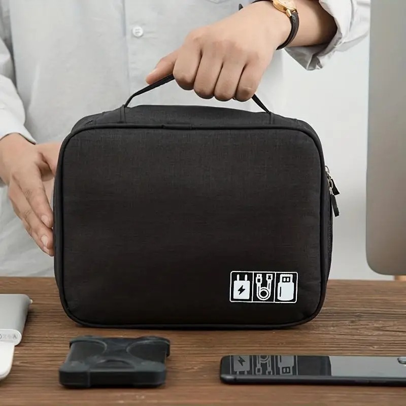 Cable Organizer Bag for Travel - Tech Accessories Travel Organizer Pouch ulasan dan harga